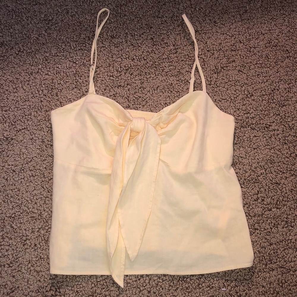 Brandy Melville Yellow Tank Top